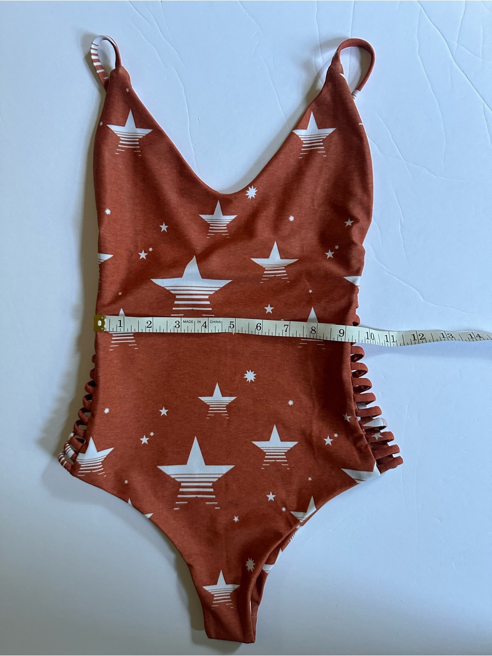 Stone Fox Swim Hermosa NEW one piece swimsuit Star Print size small - Picture 4 of 12